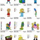 THE SIMPSON - 36 EMBROIDERY DESIGNS INSTANT DOWNLOAD