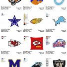 NFL LOGO (1) - 19 EMBROIDERY DESIGNS INSTANT DOWNLOAD