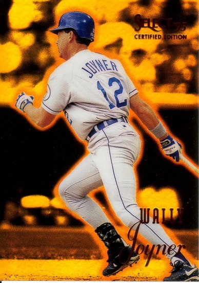 WALLY JOYNER 1995 SELECT CERTIFIED MIRROR GOLD #29 KANSAS CITY ROYALS