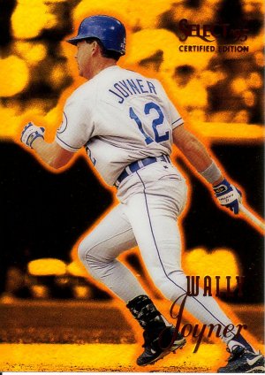 WALLY JOYNER 1995 SELECT CERTIFIED MIRROR GOLD #29 KANSAS CITY ROYALS