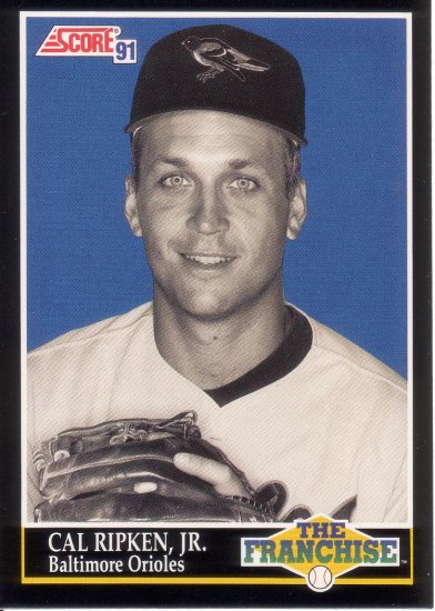 CAL RIPKEN JR. 1991 SCORE #849 BALTIMORE ORIOLES