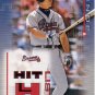 CHIPPER JONES 2002 DONRUSS ORIGINALS HIT LIST #HL-9 SP# 0279/1500 ATLANTA BRAVES