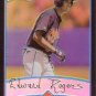 ED ROGERS 2001 BOWMAN CHROME GOLD REFRACTOR ROOKIE #195 BALTIMORE ORIOLES