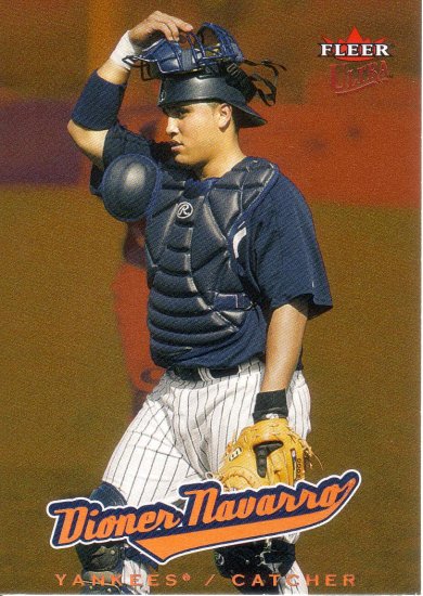 DIONER NAVARRO 2005 ULTRA GOLD MEDALLION #211 NEW YORK YANKEES