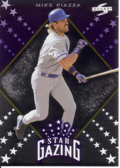 MIKE PIAZZA 1998 SCORE ROOKIE TRADED STAR GAZING #6 LOS ANGELES DODGERS