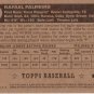 RAFAEL PALMEIRO 2001 HERITAGE BLACK BACK #5 TEXAS RANGERS
