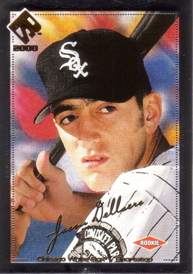 JASON DELLAERO 2000 PRIVATE STOCK SILVER PORTRAIT #27 SP# 143/199 ROOKIE CHICAGO WHITE SOX