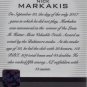 NICK MARKAKIS 2008 FINEST MOMENTS #FMA-NM AUTO BALTIMORE ORIOLES AllstarZsports.com
