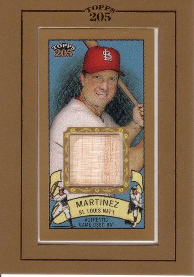 TINO MARTINEZ 2003 TOPPS 205 BAT RELIC #TR-TM ST. LOUIS CARDINALS AllstarZsports.com