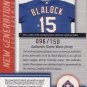 HANK BLALOCK 2002 LEAF NEW GENERATION MIRROR RED JERSEY #177  096/150 RANGERS AllstarZsports.com