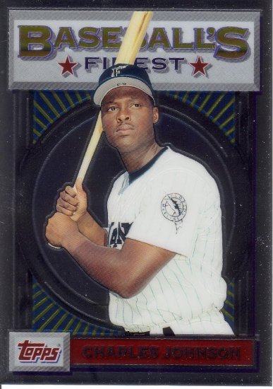 CHARLES JOHNSON 2001 TOPPS FINEST ORIGINS #FO13 ROOKIE AllstarZsports.com