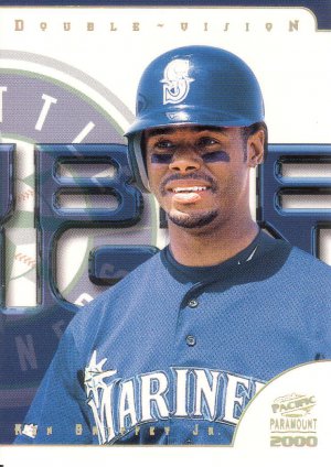 KEN GRIFFEY JR. 2000 PACIFIC PARAMOUNT DOUBLE VISION #33 SEATTLE MARINERS AllstarZsports.com