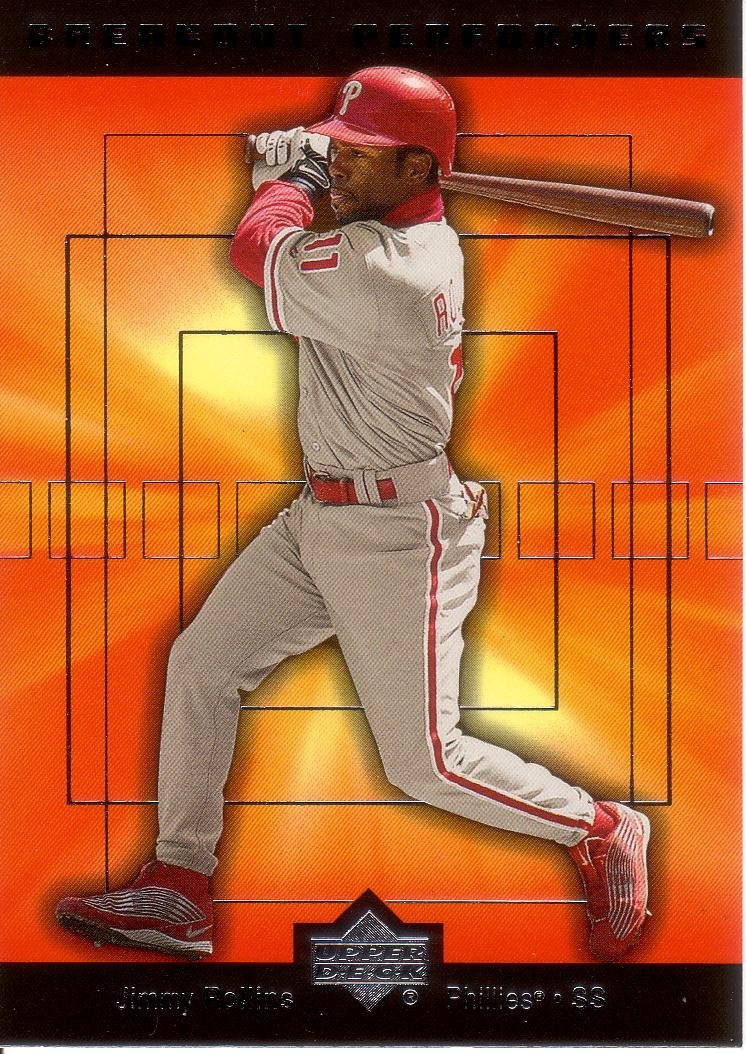 JIMMY ROLLINS 2002 UPPER DECK BREAKOUT PERFORMERS #BP7 PHILADELPHIA PHILLIES AllstarZsports.com