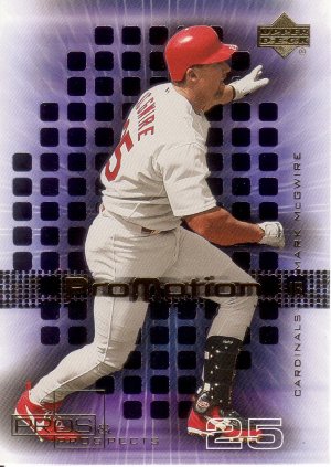 MARK McGWIRE 2000 UPPER DECK PROS & PROSPECTS PROMOTION #P3 ST. LOUIS CARDINALS AllstarZsports.com