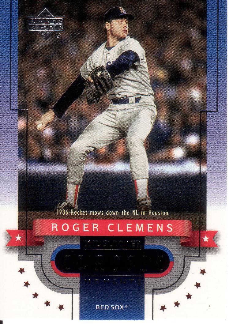 ROGER CLEMENS 2001 UPPER DECK MIDSUMMER CLASSIC MOMENT #CM5 BOSTON RED SOX www.AllstarZsports.com