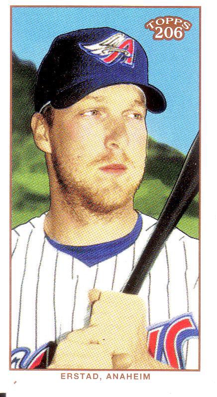 DARIN ERSTAD 2002 TOPPS 206 TOLSTOI RED (MINI) #24 ANAHEIM ANGELS www.AllstarZsports.com