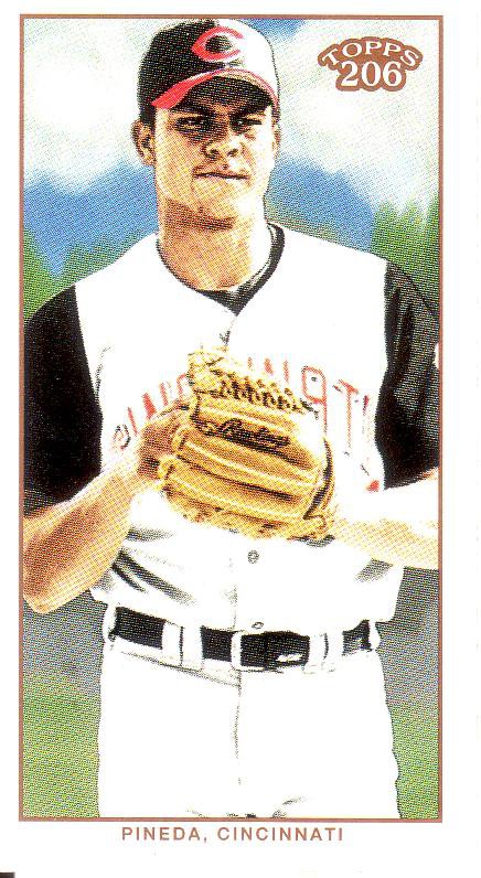 LUIS PENEDA 2002 TOPPS 206 TOLSTOI RED (MINI) #149 CINCINNATI REDS www.AllstarZsports.com