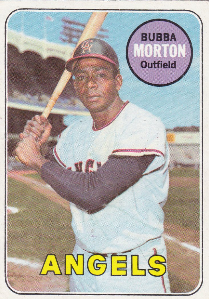 BUBBA MORTON 1969 TOPPS #342 CALIFORNIA ANGELS www.AllstarZsports.com