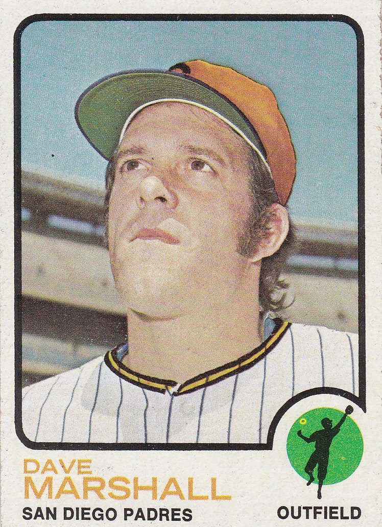 DAVE MARSHALL 1973 TOPPS #513 SAN DIEGO PADRES www.AllstarZsports.com