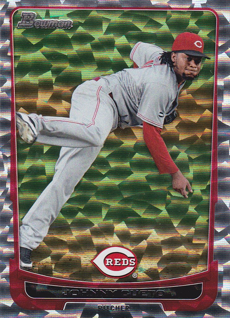 JOHNNY CUETO 2012 BOWMAN SILVER ICE #170 CINCINNATI REDS www.AllstarZsports.com