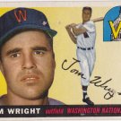 TOM WRIGHT 1955 TOPPS #141 WASHINGTON NATIONALS www.AllstarZsports.com
