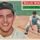 WILLIE MIRANDA 1956 TOPPS #103 BALTIMORE ORIOLES www.AllstarZsports.com