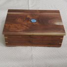 Walnut box with Turquiose Inlay