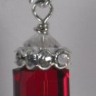 silver earrings