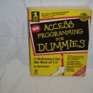 Access Programming for Dummies by Rob Krumm (Softcover 1994)