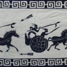 the soliders and horses wax printing