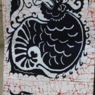 the middle size dragon pattern wax printing