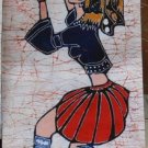 the middle size of the batterfly and the woman wax printing
