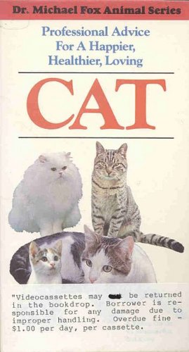 Cat Care Animal Series by Dr Michael Fox Happy Healthy Cats Groom Massage Behavior Illness VHS TAPE
