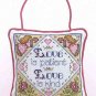 Cross Stitch Sentiments Sayings by Joan Elliott Patterns Pictures Cards Magnets Crafts HC Book