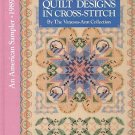 Quilt Designs In Cross Stitch An American Sampler Collection Patterns Crafts1st HC Book