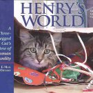 Henry's World A Three-Legged Cat's View of Human Absurdity by Cathy Conheim Autographed SC Book