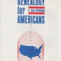 Simplified Genealogy For Americans by E. Kay Kirkham Maps Charts Appendix 1968 HC DJ Book