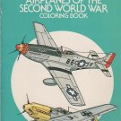 Airplanes of the Second World War Coloring Book by Carlo Demand From Dover Publications