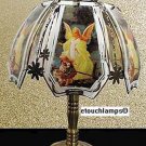 Angel Touch Lamp-Ant. Brass Base
