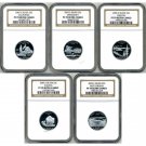 2005-S 2005S STATE QUARTER SET - SILVER - NGC PF70 UC PR70 DCAM - SHIPPING INCLUDED