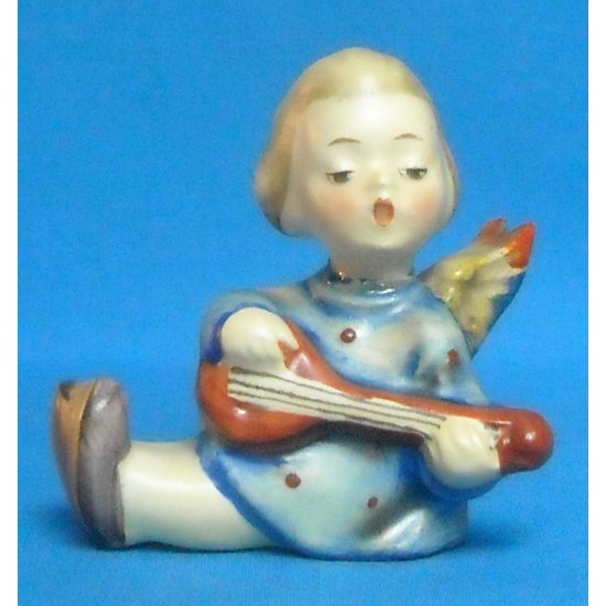 HUMMEL "ANGEL JOYOUS NEWS WITH LUTE" CANDLE HOLDER MOLD 38 TMK2