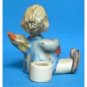 HUMMEL "ANGEL JOYOUS NEWS WITH LUTE" CANDLE HOLDER - MOLD 38 - TMK2 (1950-1956) - 2.25 INCHES