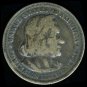 1893 COLUMBIAN EXPOSITION COMMEMORATIVE HALF DOLLAR - 90% SILVER - F12 - FINE