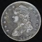 1835 CAPPED BUST HALF DOLLAR - 90% SILVER - VF20 - VERY FINE - FREE SHIPPING & INSURANCE
