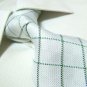 100% silk tie,white check SW1534