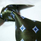 Pure silk tie SW1595,green check