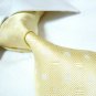 Light gold silk necktie SW1296