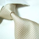 100% Silk Beige neck tie SW1105