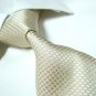 100% Silk Beige neck tie SW1105