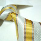 PAUL yellow/white stripe necktie SW1018